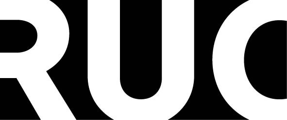 Logo for Roskilde Universitet.